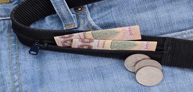 pocket with money