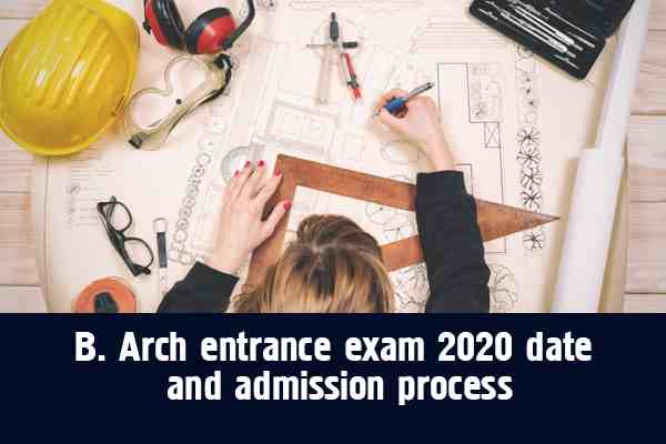b arch entrance exam