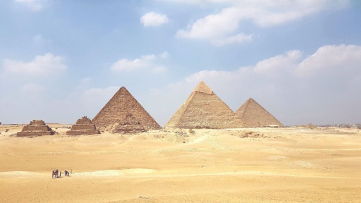 Giza pyramids Egypt