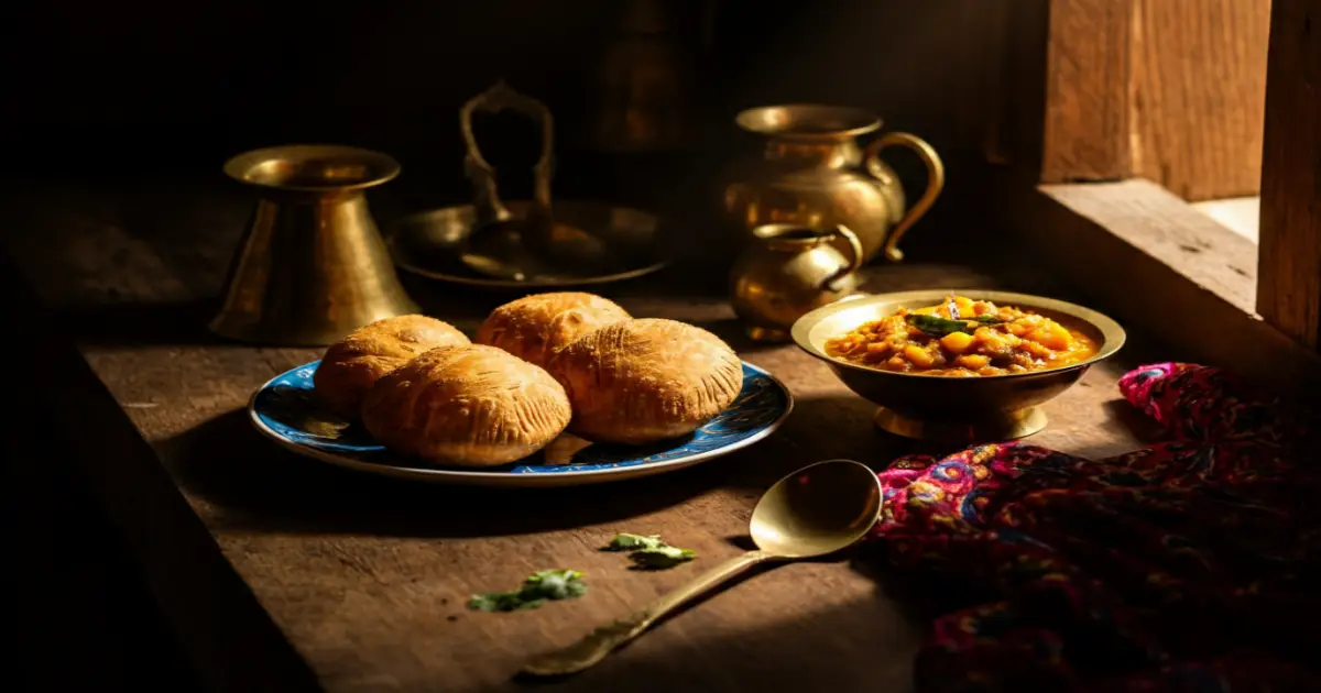Kachori with Aloo Ki Sabji: A Classic North Indian Breakfast Delight