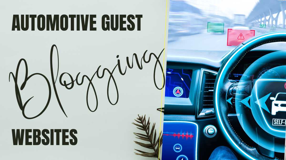 Automotive guest Posting Sites