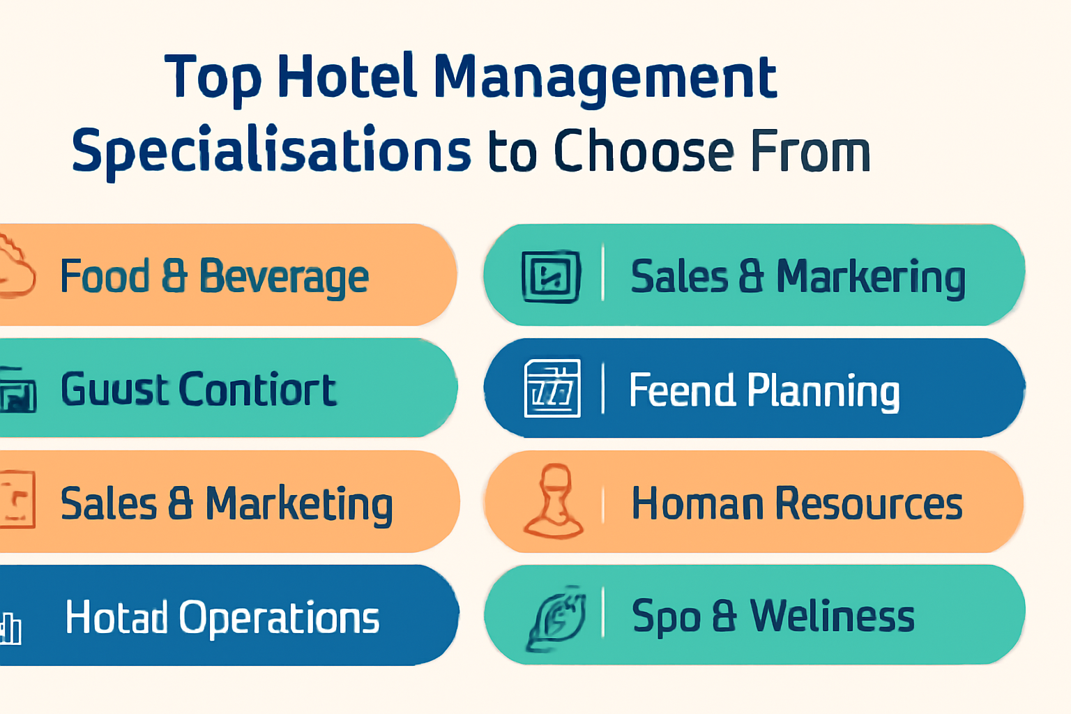 Top Hotel Management Specialisations