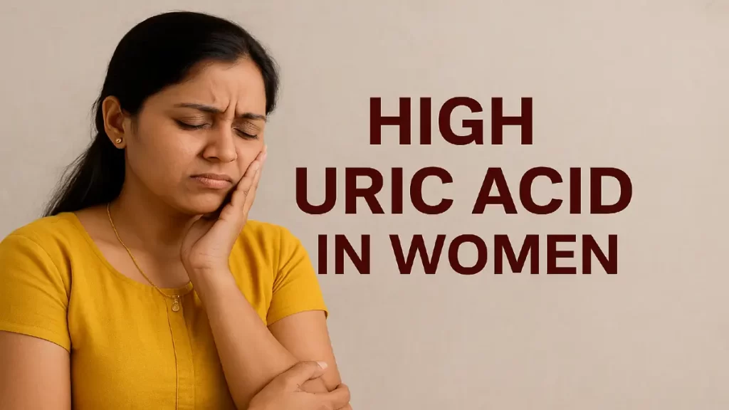high uric acid in women