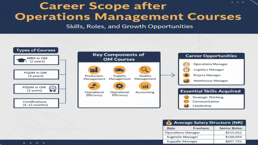Career Scope after Operations Management Courses