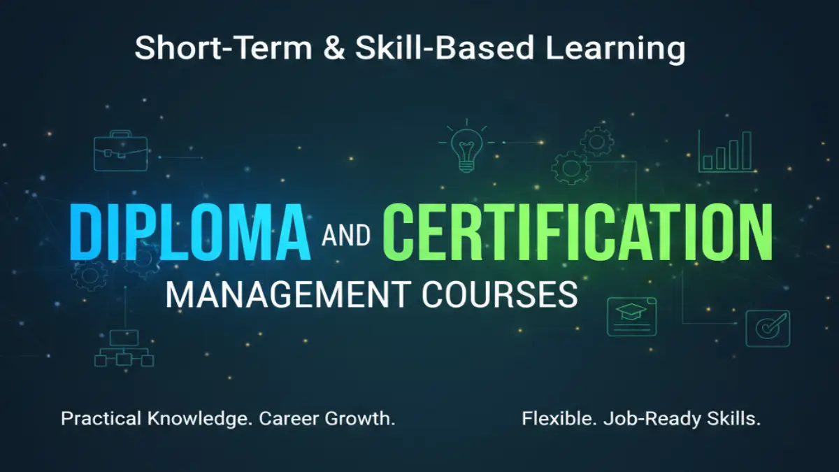 Diploma and Certification Courses in Management