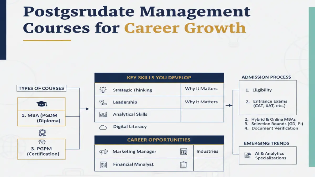 Postgraduate Management Courses for Career Growth